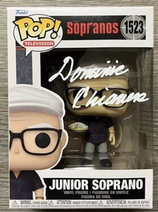 Dominic Chianese Signed Junior Soprano Funko Pop #1523 The Sopranos Beckett - Picture 1 of 7