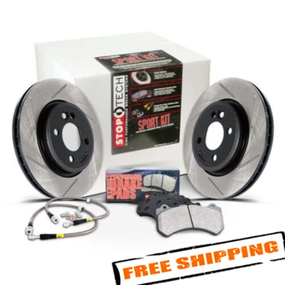 Kit de frenos delanteros y traseros StopTech 977.47002 Sport ranurados para Saab 9-2X 2005-2006 Foto 1 de 3