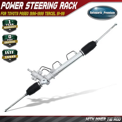 1x conjunto de pinhão e rack de direção hidráulica para Toyota Paseo 1992-1999 Tercel 91-99 - Imagem 1 de 4