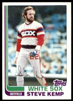 1982 TOPPS TRADED STEVE KEMP . CHICAGO WHITE SOX #54T - Image 1 of 2