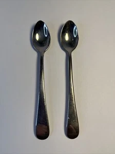 2 Antique Reed & Barton Silver Plate Oxford Infant Feeding Spoons - Picture 1 of 8