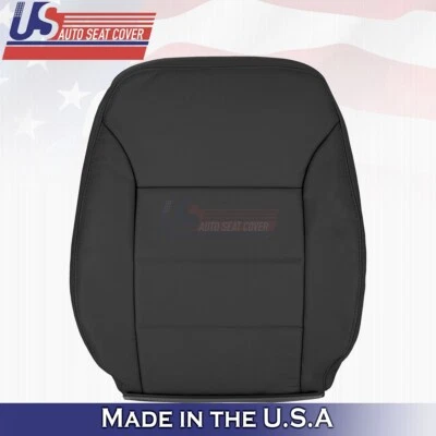 Cubierta de asiento de cuero negra con techo del conductor para Volkswagen Jetta 1999 a 2004 Foto 1 de 4