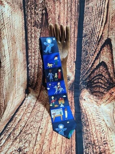 THE SAVE THE CHILDREN COLLECTION NECKTIE - 100% SILK - 60" LONG x 3.5" WIDE 5241 - Picture 1 of 8