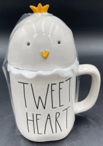 Rae Dunn - TWEET HEART - Coffee Tea Mug with Lid - By Magenta - NEW - Picture 1 of 4