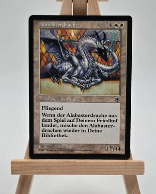 Alabasterdrache Portal Magic Karte MTG deutsch (Alabaster Dragon) - Bild 1 von 2