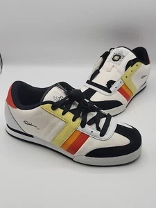 Osiris 247 Girls Sz 8 Suade Camvas Blk White Multicolor Short Rise NWOB - Picture 1 of 8