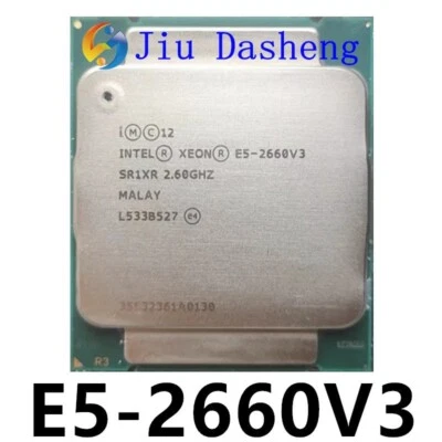 Intel Xeon E5-2660 V3 2.60GHz 10-Core 25MB LGA2011-3 Server CPU Processor SR1XR - Image 1 of 3