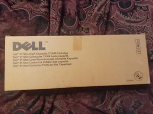 Dell 5110cn Cyan High Capacity Tonerkassette, Neu Originalverpackt Ungeöffnet. 4 verfügbar. - Bild 1 von 2