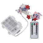 Independence Day Light String Wireless Remote Control American Flag String Light
