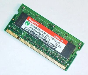 512MB DDR2 PC2-3200 Laptop RAM Memory 400Mhz 200pin SODIMM Module Stick Hynix - Picture 1 of 2