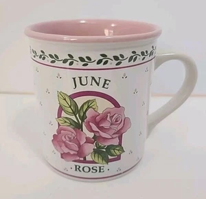 Tazza Compleanno Giugno Papel Fiore del Mese Rosa Papel Freelance - Foto 1 di 8
