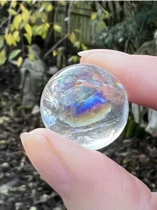 Clear Rainbow Quartz Ball AAA+ : Master Healer : Clarity - Picture 1 of 7
