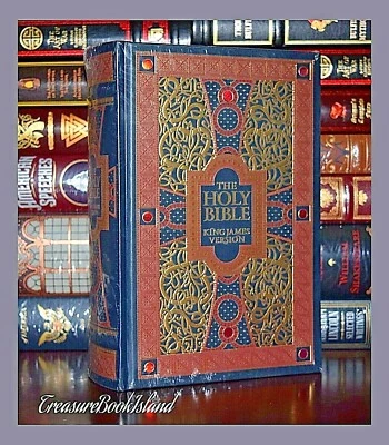 NEW Holy Bible KJV Illustrated Gustave Dore Leather Bound Collectible  - Image 1 of 4