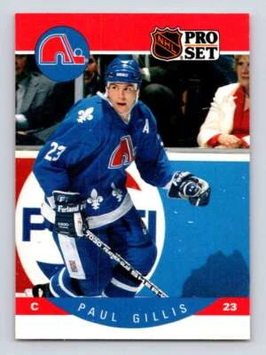 1990-91 Pro Set #246B Paul Gillis COR #23 front/no bloody nose Variation Correct - Image 1 of 2