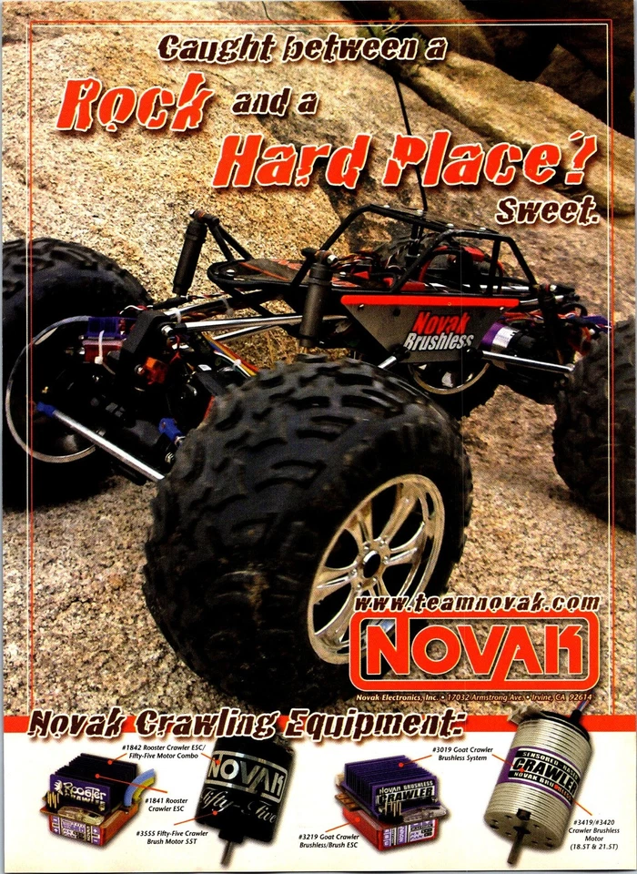 Team Novak Crawling Equipment Print Ad Wall Art Decor - Image 1 of 1