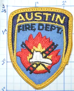 TEXAS, AUSTIN FIRE DEPT VINTAGE 3" PARCHE SOMBRERO PEQUEÑO - Imagen 1 de 1