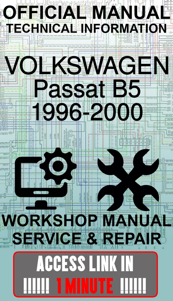 ACCESS LINK OFFICIAL WORKSHOP MANUAL SERVICE VOLKSWAGEN PASSAT B5 1996-2000 - Image 1 of 1