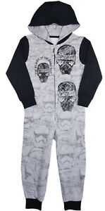  Star Wars Storm Trooper Boys Sleepsuit Pyjamas All in one One piece 4-14 Year