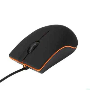 OPTISCHE MAUS 1200 DPI KABELGEBUNDEN BÜRO USB FÜR PC NOTEBOOK COMPUTER KABEL 120CM - Bild 1 von 8