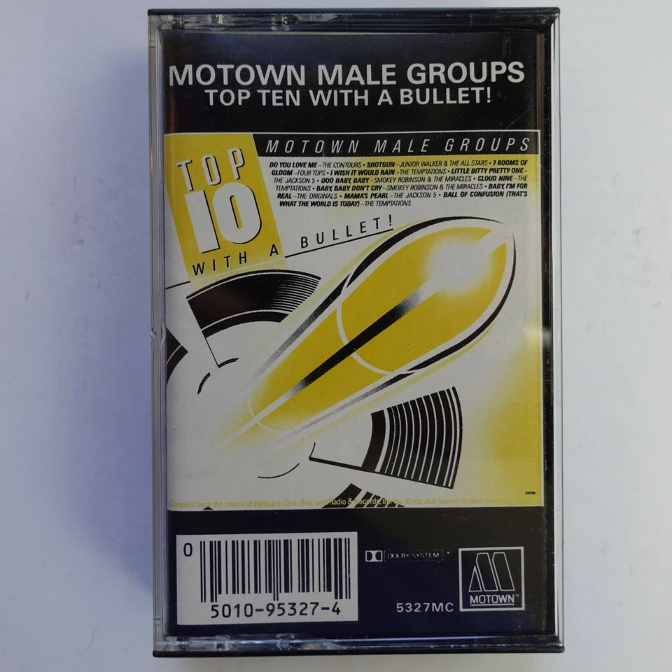 Motown Male Groups Top Ten With A Bullet (Cassette) - Image 1 of 2