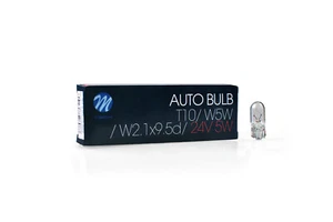 10 Stck. T10 W5W 24V/5W LKW KLAR M-TECH Glühbirne Set Positionsplatte Anzeige Z912 - Bild 1 von 2