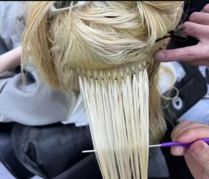 Invisible Seamless Feathers Hair Human hair Extension 50 Strands Hair 16-30" - Picture 1 of 21