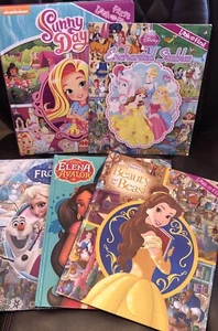 Lot Of 5~ Disney Look and Find Large Hardcover Children's Books Belle Frozen - Picture 1 of 6