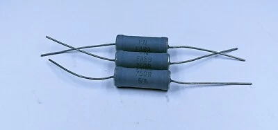 Vintage Welwyn FA89 750 ohm 5W resistor - Image 1 of 2