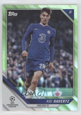2021-22 Topps UCL Collection Neon Green Foil /199 Kai Havertz #186 - Image 1 of 2