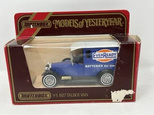 Y-5 1927 Talbot EverReady Matchbox Models of Yesteryear - Picture 1 of 1
