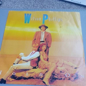 Wilson Phillips Hold On Over And Over 7" Vinyl Record Single Pop SBK6 1990 EX (2 - Picture 1 of 4