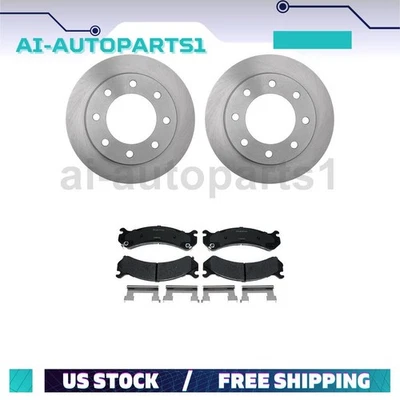 Kit de rotores de freno delanteros y pastillas de freno para Chevrolet Express 2500 2003-2017 Foto 1 de 4