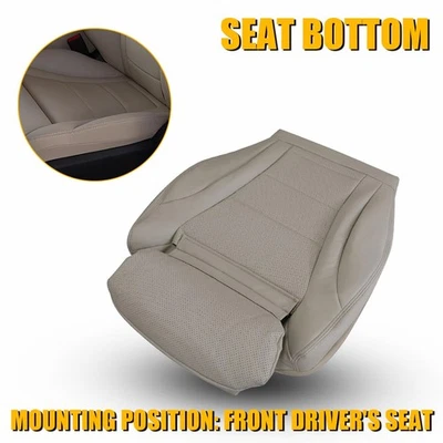 Driver Bottom Leather Seat Cover For 2015-2021 Mercedes Benz C Class C250 C300 A - Image 1 of 4