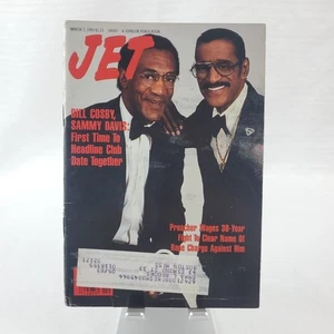 1980er Bill Cosby Sammy Davis Datum schwarzes Interesse Vintage Jet Magazin 7. März 1983 - Bild 1 von 3