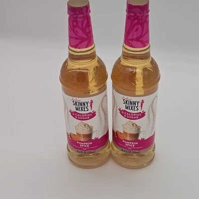 Jordan's Skinny Syrups 无糖咖啡糖浆南瓜香料 25.4 盎司(2 包) — 第 1/4 张图片