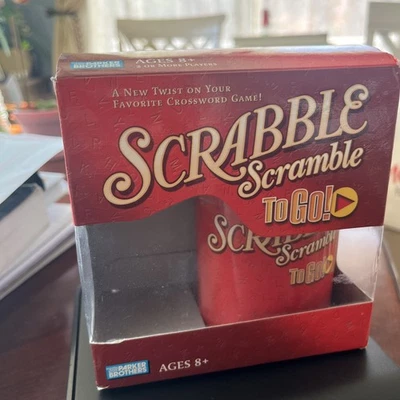 Scrabble Scramble To Go! Travel Crossword Game Parker Brothers. New - Image 1 of 2
