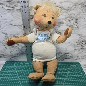 VINTAGE ANNALEE 18" BEAR - " BE MY HONEY BEAR" 1983 - Picture 1 of 10