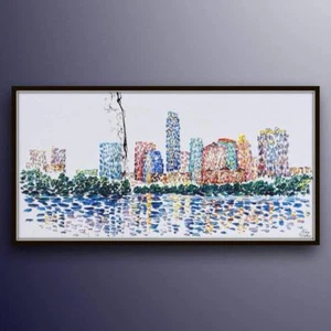 Washington DC 67" - Skyline, Stadtbild Gemälde von Koby Feldmos - Bild 1 von 6