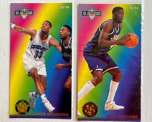 1993-94 Fleer NBA Jam Session Second Year Stars ALONZO MOURNING & WALT WILLIAMS
