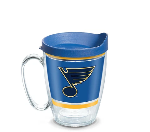 St Louis Blues Tervis Coffee Mug Travel Tumbler 16 ounce Cover