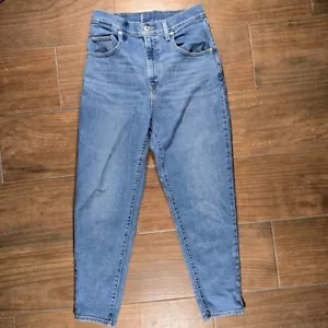 Levi's Jeans Women's Size 29 x 27 The Mom Jean Denim Blue Silvertab Pre-owned - Picture 1 of 7