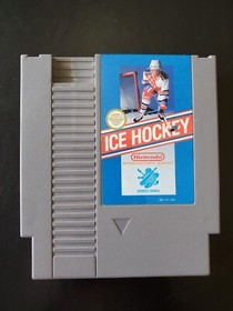 ICE HOCKEY - Classic NES Nintendo Game Tested & Working