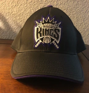 Sacramento Kings Adidas Basketball Fitmax Cap Hat Stretch Fit L/XL New - Picture 1 of 7