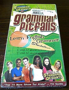 Standard Deviants - Grammar Pitfalls (VHS, 2001) Ages 10 & Up From Public TV - Picture 1 of 5