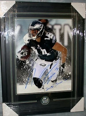 Riley Cooper Philadelphia Eagles Firmado Enmarcado 16x20 Foto Autógrafo Testigo JSA Foto 1 de 4