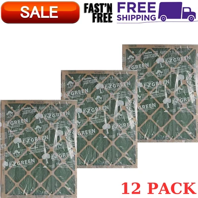 Flanders Air Filters, 20" X 25" X 1" Precisionaire Nested Glass - 12 Pack.