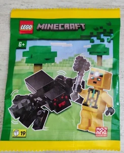 LEGO SET MINECRAFT POLYBAG FOIL FIGURINE 662410 SPIDER & MASTER BUILDER ARAIGNEE - Imagen 1 de 1