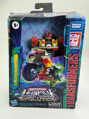 Figura de acción Hasbro Transformers Legacy Evolution Crashbar Deluxe Class Foto 1 de 4