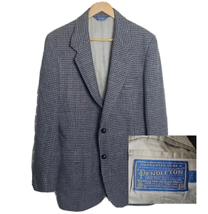 Abrigo deportivo vintage Pendleton lana virgen para hombre chaqueta blazer de 2 botones - Imagen 1 de 12