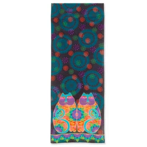 Bufanda artística modal y de seda para gatos Laurel Burch #LBS223 53"" X 11 - Imagen 1 de 1